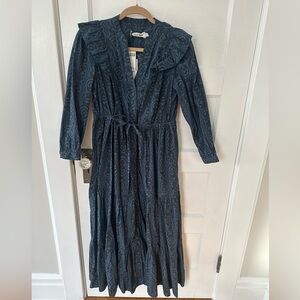 Cefinn NWT Blue Long Sleeve Dress